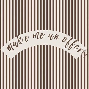 Please make me an offer on my items!!